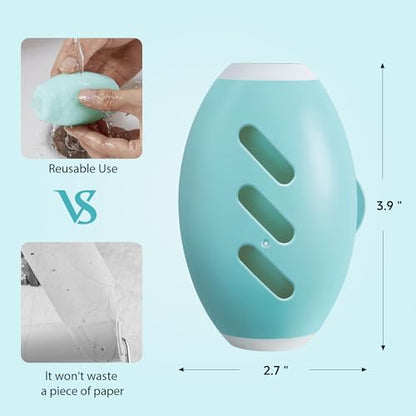 Washable Reusable Gel Lint Roller for Pet Hair，Portable Mini Dog Cat Pet Hair Remover for Clothes，Laundries ，Dust Fuzz Fur -Sticky Cleaner- Small Travel Animal Fur Removal Tool (Cyan) - color: Blue