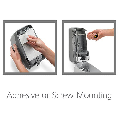 PURELL FMX-12 Push-Style Hand Sanitizer Foam Dispenser,Dove Grey,for 1200 mL PURELL FMX-12 Hand Sanitizer Foam Refill - 5120-06,(Pack of 6) - size: 1 Count (Pack of 6)