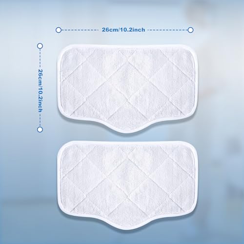 Steam Mop Pads for GHORA Steam Mop Cleaner, 2 Packs - size: Mop Pad*2