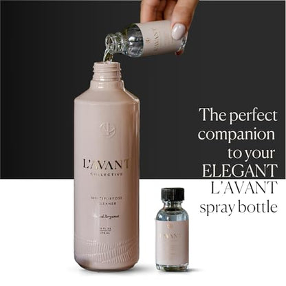 L'AVANT Collective Luxury Multipurpose Surface Cleaner Concentrate | All Purpose Cleaning Spray Refill, Plant-Based & Non-Toxic | Makes 16 Fl Oz, EPA Safer Choice | 1 Fl Oz | Blushed Bergamot - size: 1 Fl Oz (Pack of 1)