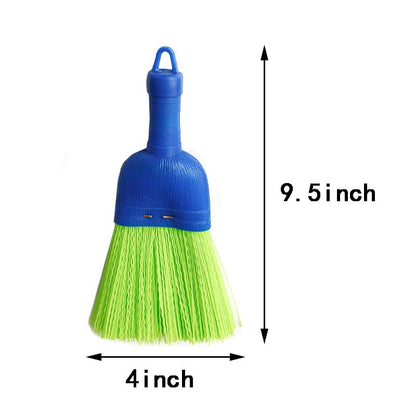 Poly Fiber Mini Broom Whisk Handheld Brush Head with Hang Hole for Outdoor Car Porch Debris Dust Dirt Driveways Sidewalks (1)