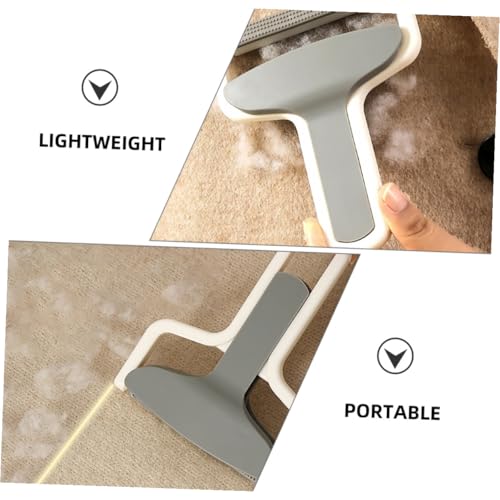 Pet Hair Remover for Clothes and Carpet, Manual Lint Remover Brush with Multi-Edge Scraper, Portable Fur Cleaner Tool for Upholstery, Sweaters, and Pet Hair Removal