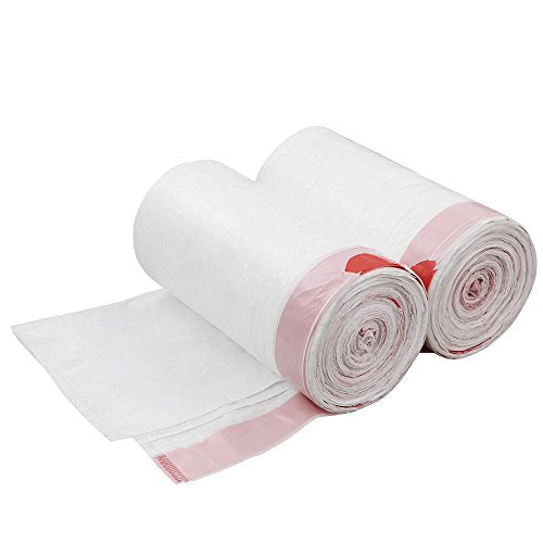 1.2 Gallon Drawstring Trash Bags, 2 Rolls/120 Counts - style: 1.2 gallon with drawstring