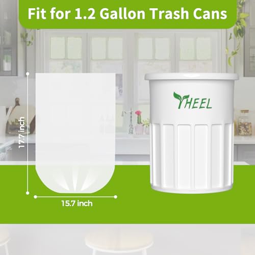 1.2 Gallon Small Trash Bags - 150 Count Clear Mini Garbage Bags Bathroom Trash Bags for Bedroom Office Wastebasket Small Trash Can Liners Unscented - color: 1.2Gal-Clear-150pcs