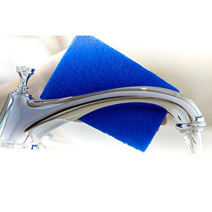 Scotch-Brite Zero Scratch Scouring Pad, Effective + Gentle Dish Scrubber for Household Cleaning, 3 Scrub Pads for Dishes, Nonstick Pots and Pans, Glass, Tubs, Showers, Reusable & Durable