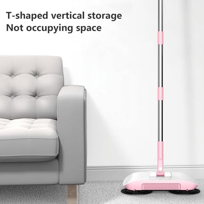 Carpet Sweeper Manual Manual Vacuum Sweeper 2 in 1 Hand Push 180 Degree Rotating Sweeping Mop Crumb Vacuum Cleaner Home Cleaning Tool for Sweeping Style2 - color: Style2