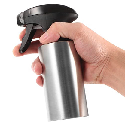 Vaguelly Stainless Steel Watering Spray Bottle Can for Easy Plant Care Capacity for Flowers and Vegetables for Boys and Girls and Plant - size: 8.5 Ounces