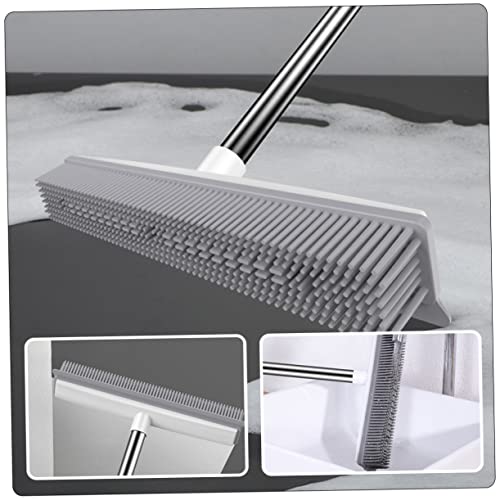 CHILDWEET Long Handle Floor Cleaning Brush Versatile Brush for Pet Fur and Carpet Cleaning Efficient Scrubbing Tool for Hardwood Floors and Carpets
