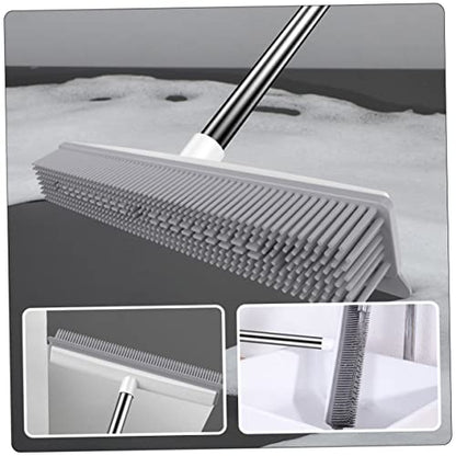 CHILDWEET Long Handle Floor Cleaning Brush Versatile Brush for Pet Fur and Carpet Cleaning Efficient Scrubbing Tool for Hardwood Floors and Carpets