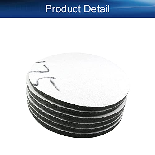 Auniwaig 1000-Grits 7 Inch Scrubber Scouring Pads Gray-Multipurpose, Drill Scuffing Disc Hoop and Loop Cleaning Kit for Bathroom & Kitchen 6pcs - size: 1000#