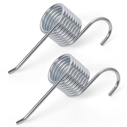 (2-Pack) Large 8-Loop Commercial Mop Bucket Wringer Spring Compatible with Rubbermaid Mop Bucket Side-Press Wringer Torsion Spring Replacement Parts For FG757588YEL, FG757588BRN, FG757588BLUE