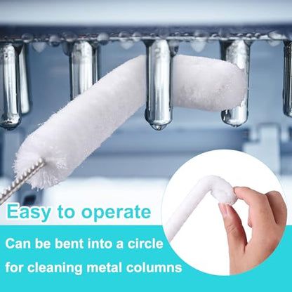 12pcs Ice Maker Cleaning Brush Set, Multifunctional Ice Machine Cleaning Tools Water Cooler Cleaner Kit Home Kitchen Utility Tools