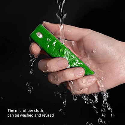 CLICK CLEAN Screen Cleaner, Fingerprint Proof Screen Cleaner Spray, All-in-One Cleaner with Microfiber and Shell for All Phones, Laptop and Tablet Screens (Green) - color: Green