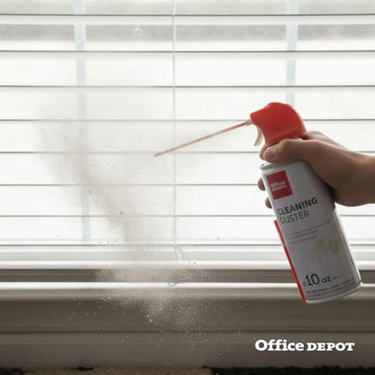 Office Depot Cleaning Duster, 10 Oz Compressed Canned Air for Electronics, Keyboard Cleaner for Computer, Laptop, PC, Printer, Office Equipment, Moisture-Free, Pack of 1 - size: 1