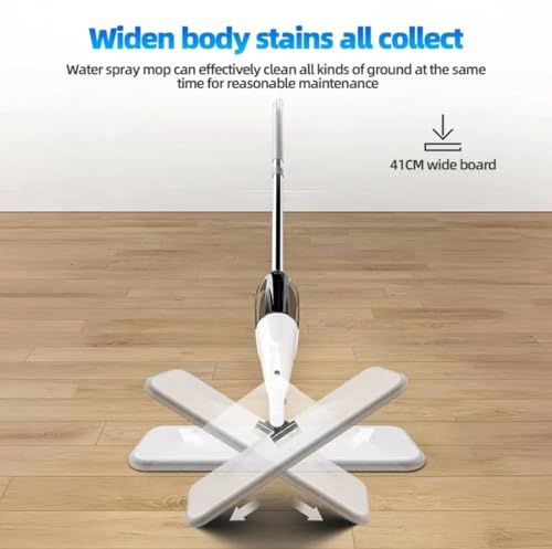 New Spray Mop Broom Set with Reusable Microfiber Pads Rotating Dry & Wet Household Flat Mops for Cleaning Home Floor Tool