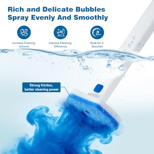 Disposable Toilet Brush Refills,32 Pcs,Disposable Toilet Cleaner,Toilet Bowl Cleaner,Not Compatible with Other Brands - size: 32 Reills