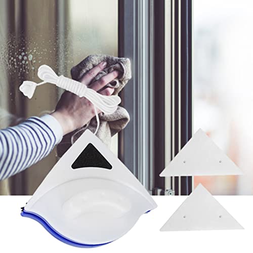Window Glass Tool,Magnetic Glass Cleaner Doublesided Magnetic Window Cleaner Wiper Brush,Useful Glass Tools,Squeegee Washing Kit Equipment