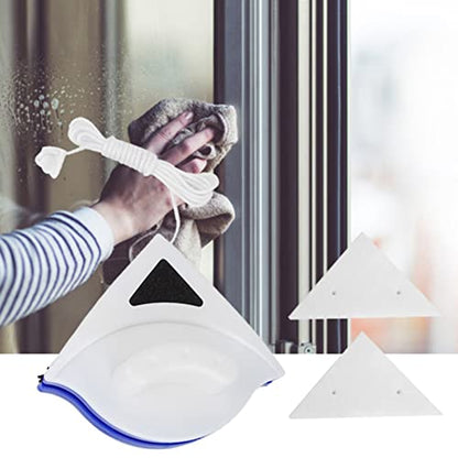 Window Glass Tool,Magnetic Glass Cleaner Doublesided Magnetic Window Cleaner Wiper Brush,Useful Glass Tools,Squeegee Washing Kit Equipment