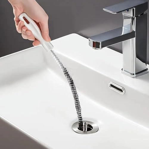 1pc Flexible Drain Cleaning Brush, Household sewer hair catcher, drainage blockage remover, cleaning tool
