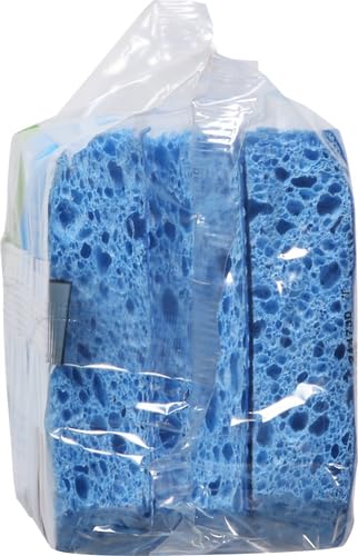 Scotch-Brite Scrub Dots Non-Scratch Scrub Sponge, Rinses Clean, for Washing Dishes and Cleaning Kitchen, 3 Scrub Sponges (Pack of 2) - size: 3 Sponges (Pack of 2)