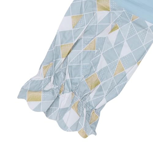 RARITYUS Household Kitchen Cleaning Gloves Waterproof Cotton Lined Dishwashing Non-Slip Long Cuff Gloves - color: Blue (Length 19.29'')
