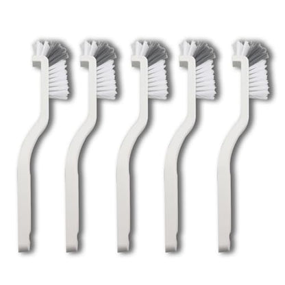 5PCS Cleaning Dish Scrubbing Brush Kitchen Sink Bathroom Brush Dishwasher Edge Grouting Deep Cleaning Brush with Stiff Bristles for Cleaning Window Recesses Shutters Sliding Doors