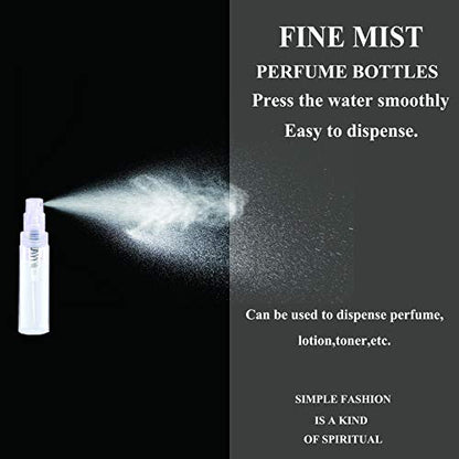 Mini Spray Bottle, Clear Plastic Empty Sample Containers, Fine Mist Perfume Travel Refillable Spray Bottle Perfume Atomizer Small Portable Bottle for Cleaning, Essential Oils 120Pcs 3ml - style: 120PCS,3ML