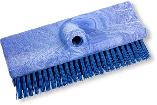 SPARTA 40423EC14 Plastic Floor Scrub Brush, Wall Brush, Equipment Brush With Nonabsorbent Bristles For Industrial Kitchens, Hospitals, Commercial Cleaning, 10 Inches, Blue - color: Blue