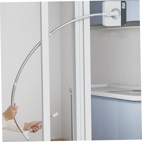 Apartment Window Cleaner, 51inch High-Rise Window Squeegee with Extension Pole, Outdoor Cleaning Tool for Tall Buildings