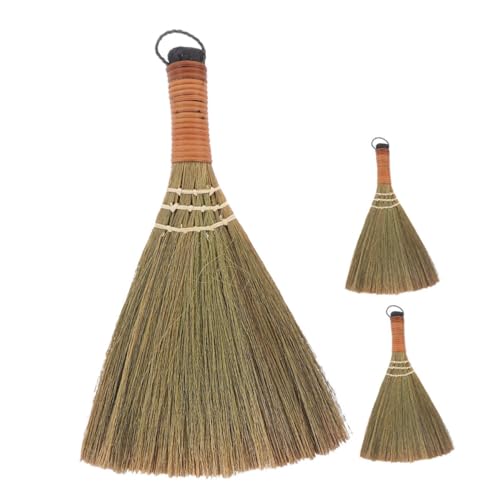 Alipis 3pcs Stick Broom Lightweight Indoor Sweeping Tool for Hardwood Floors for Home Cleaning and Tight Spaces Multi- Compatibility for Tile and Marble