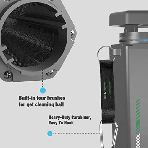 Golf Ball Washer, Sports Cleaning Tool, Portable Golf Cleaner | Compact Golf Washing Machine for Outdoor Practice, Golf Towel Set for Club Cleaning, Accessory for Course