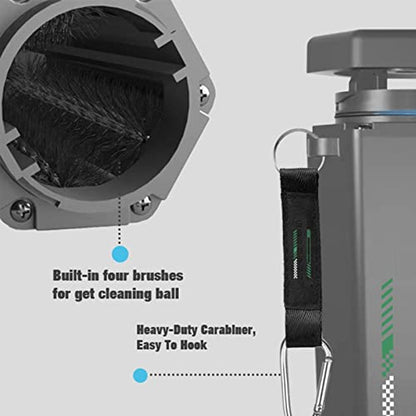 Golf Ball Washer, Sports Cleaning Tool, Portable Golf Cleaner | Compact Golf Washing Machine for Outdoor Practice, Golf Towel Set for Club Cleaning, Accessory for Course