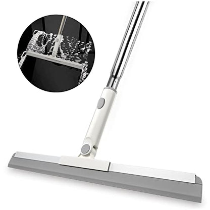 Floor Squeegee, Squeegee Broom for Floor with 62" Long Handle, Shower Squeegee for Tile Shower Walls,Garage, Deck, Bathroom, Glass,Window, Concrete Floor