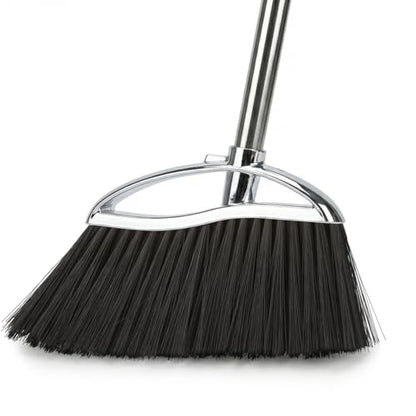Indoor Soft Bristles Sweeping Broom,Long Handle Kitchen Angle Broom for Floor Cleaning Home Office Hardwood