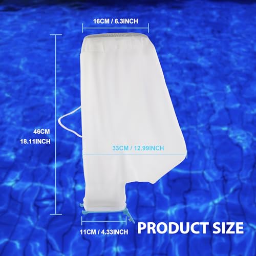 Premium Mesh Bag Replacement for PoolCent Handheld Cleaner——Leaf Eater/Leaf Eater Plus (50 Microns) - style: Premium Mesh Bag (50 Microns)
