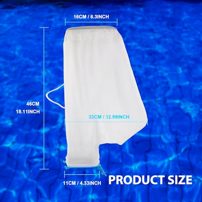 Premium Mesh Bag Replacement for PoolCent Handheld Cleaner——Leaf Eater/Leaf Eater Plus (50 Microns) - style: Premium Mesh Bag (50 Microns)