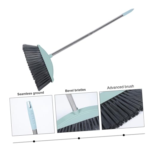minkissy Garbage Shovel Sweep Broom Small Brooms Handle Stick Outdoor Cleaning Garden House s for Sweeping Indoor Sweep Cleaner Wiper Pet Plastic Office