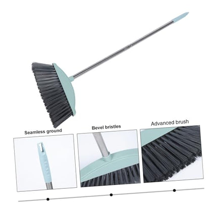 minkissy Garbage Shovel Sweep Broom Small Brooms Handle Stick Outdoor Cleaning Garden House s for Sweeping Indoor Sweep Cleaner Wiper Pet Plastic Office