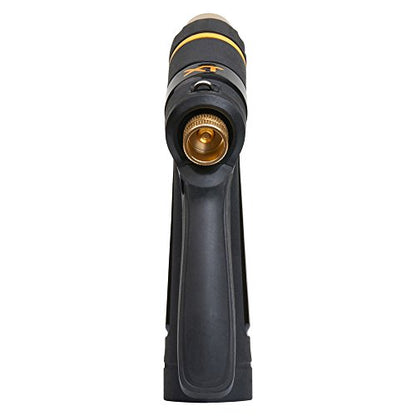 Melnor XT200; Heavy-Duty Metal Hose Nozzle with Rear Trigger; Adjustable Spray Nozzle Tip; 1 Pack - style: Adjustable Tip