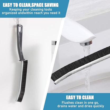 8Pcs Crevice Cleaning Brush, Multifunctional Hard Bristle Brush for Narrow Spaces, Cleaning Tool for Toilet, Faucets, Grout