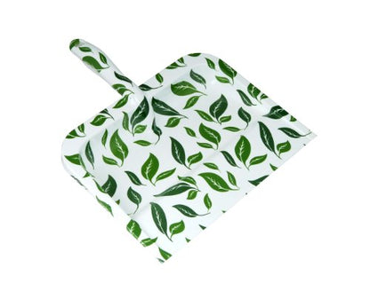 Superio Broom and Dustpan Set Leaf Design Print, Durable Home and Kitchen Broom With A Matching Dust Pan, Durable Material Heavy Duty - color: Leaf Design, size: Sweep Set
