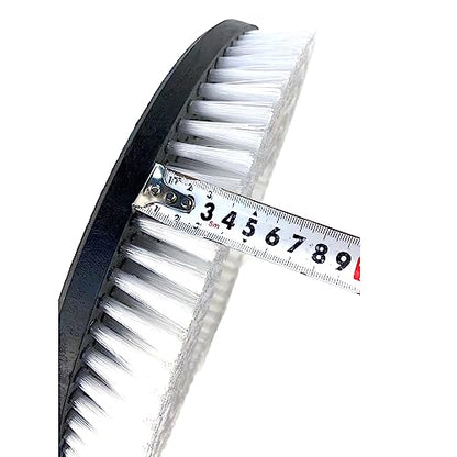 Universal 1 Piece Commercial 15 Inch Diameter Rotary Scrub Brush Fit for 15 Inch Floor Scrubber Machine-Medium Brush (38cm) White