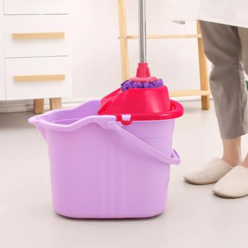 Ipetboom Mop Bucket Basket, 1pc Plastic Wringer Replacement Drain Basket for Mopping Cleaning Squeezing Drying Tool with Draining Holes Bucket Accessory, Red, 11.4x8.1x5.5in