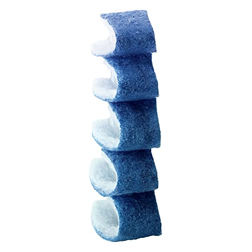 Scotch-Brite Disposable Toilet Scrubber Starter Kit, Disposable Refills with Built-in Bleach Alternative, Includes 1 Handle, Storage Caddy and 5 Refills