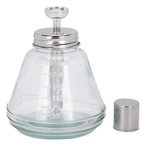 180ml Press Bottle, Press Type Dispenser Empty Nail Polish Remover Refillable Bottle Container Manicure Accessory with Top