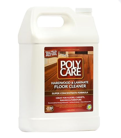 Hardwood Floor Cleaner Super Concentrate - 128 Fl Oz - Fresh- Dilute Concentrate with Water for Spray Mops and Spray Bottles - Residue-Free Floor Cleaning Solution - color: ...