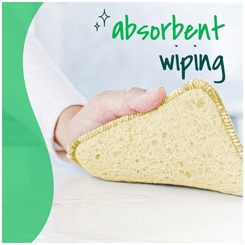 Scotch-Brite Dobie Scrub & Wipe Cloths, Sponge Cloths for Cleaning Kitchen, Bathroom, and Household, Dobie Scrub and Wipe Cloth Absorbs and Doesn't Scratch, 2 Cleaning Cloths