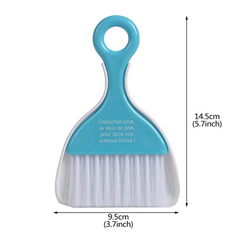 2 Pcs Mini Dustpan Set Brush for Table Whisk Brooms Small Dustpan Broom Set Mini Dust Pans with Brush Tiny Cleaning Table Sweep - size: 2 Set