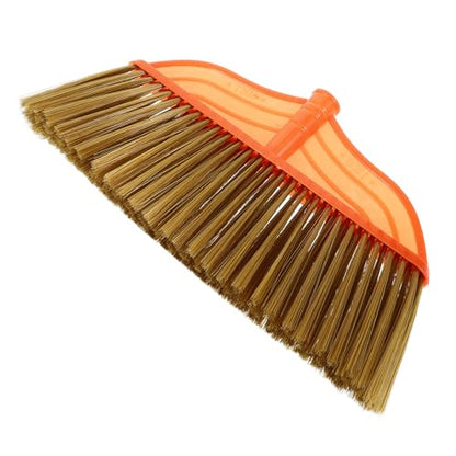 Cabilock Outdoor Broom Head Replacement with Soft Bristles, Plastic Floor Sweeper Head for Home and Garden Cleaning, Sturdy Refill Broom Accessory for Indoor and Outdoor Use