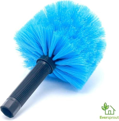 EVERSPROUT 1.5-to-3 Foot Cobweb Duster and Extension-Pole Combo & Lightweight 3-Stage Aluminum Pole | Hand-Packaged Indoor/Outdoor Use Brush Attachment - style: Cobweb Duster 3' Extension Pole